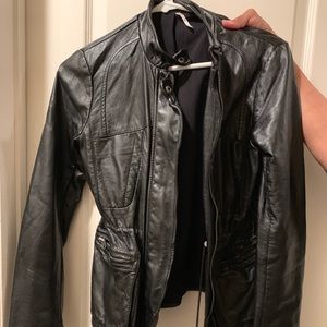 Leather jacket